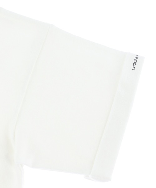 ALEXIA STAM（アリシアスタン）の「Cropped Oversized Tee/クロップドオーバーサイズティー（Tシャツ/カットソー・レディース・ホワイト/チャコールグレー/カーキ・FREE）」の14枚目の写真