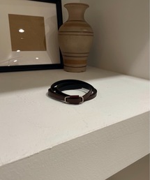 lawgy | square buckle slim belt(ベルト)