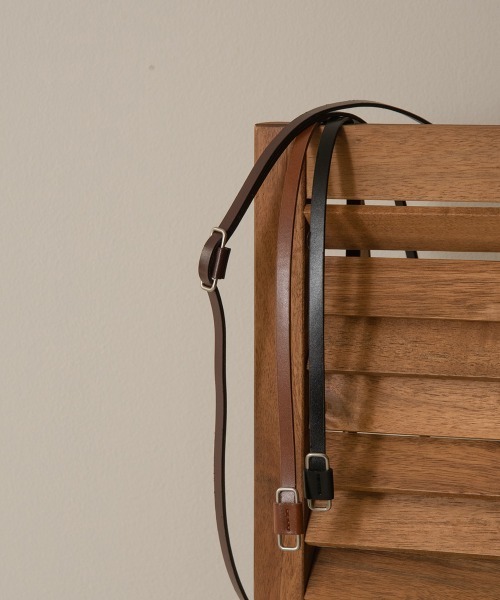 lawgy（ラウジー）の「square buckle slim belt（ベルト・レディース・ブラック/キャメル/ブラウン・FREE）」の16枚目の写真