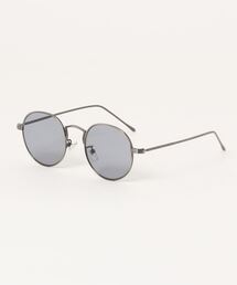 Revo. | メタルフレーム ラウンド サングラス カラーレンズ UVカット【ケース付き】(サングラス)