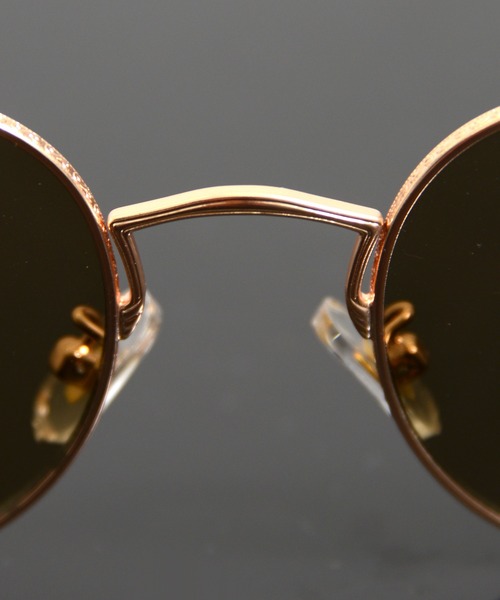 Revo.（レボ）の「メタルフレーム ラウンド サングラス カラーレンズ UVカット【ケース付き】（サングラス・メンズ・ブルーグレー/ライトブルー/ライトイエロー/グリーン/ブラウン/ライトグリーン・FREE）」の12枚目の写真