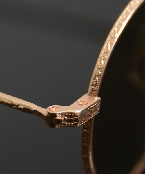 Revo.（レボ）の「メタルフレーム ラウンド サングラス カラーレンズ UVカット【ケース付き】（サングラス・メンズ・ブルーグレー/ライトブルー/ライトイエロー/グリーン/ブラウン/ライトグリーン・FREE）」の13枚目の写真