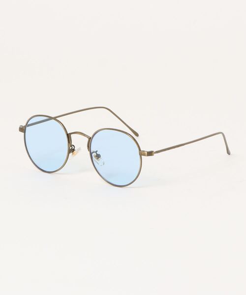 Revo.（レボ）の「メタルフレーム ラウンド サングラス カラーレンズ UVカット【ケース付き】（サングラス・メンズ・ブルーグレー/ライトブルー/ライトイエロー/グリーン/ブラウン/ライトグリーン・FREE）」の20枚目の写真