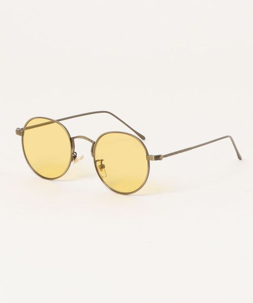 Revo.（レボ）の「メタルフレーム ラウンド サングラス カラーレンズ UVカット【ケース付き】（サングラス・メンズ・ブルーグレー/ライトブルー/ライトイエロー/グリーン/ブラウン/ライトグリーン・FREE）」の21枚目の写真