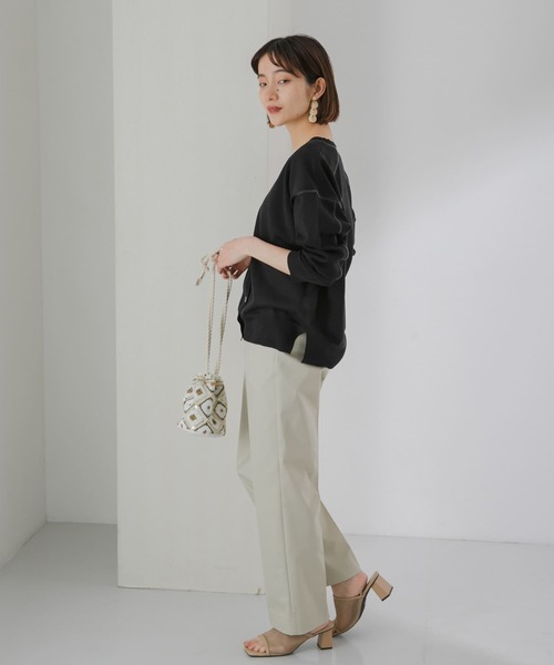 KBF(ケイビーエフ)の「カラーステッチシアーカーディガン(カーディガン/ボレロ・レディース・ブラック/オレンジ/グリーン/ベージュ系その他・ONE)」の13枚目の写真