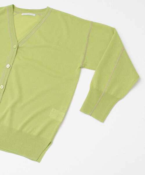 KBF(ケイビーエフ)の「カラーステッチシアーカーディガン(カーディガン/ボレロ・レディース・ブラック/オレンジ/グリーン/ベージュ系その他・ONE)」の21枚目の写真