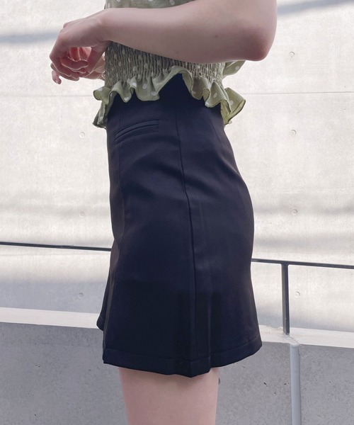 Crea titty&Co. PETIT（クレアティティーアンドコープチ）の「【Crea titty&Co.PETIT】スリットスカパン（スカート・レディース・ブラック/ライトブルー・SMALL/MEDIUM）」の6枚目の写真