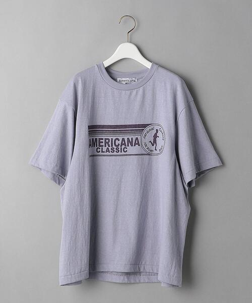 AMERICANA（アメリカーナ）の「＜Americana（アメリカーナ）＞プリントTシャツ（Tシャツ/カットソー・レディース・ライム/ライラック/ホワイト/グレー・FREE）」の14枚目の写真