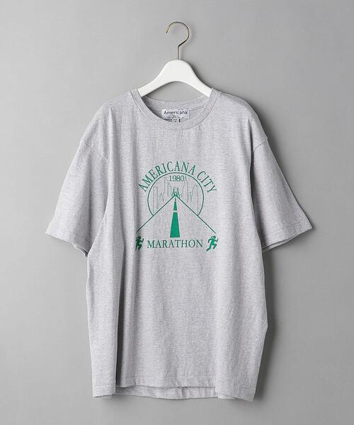 AMERICANA（アメリカーナ）の「＜Americana（アメリカーナ）＞プリントTシャツ（Tシャツ/カットソー・レディース・ライム/ライラック/ホワイト/グレー・FREE）」の22枚目の写真