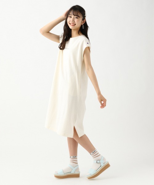セール Champion Repipi 綿100 フレンチスリーブワンピース ワンピース Repipi Armario レピピ アルマリオ のファッション通販 Zozotown