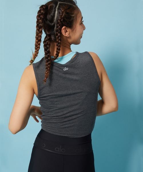 【要コメント】alo yoga アロヨガ　レースタンクトップ 要コメント】alo yoga アロヨガ レースタンクトップ