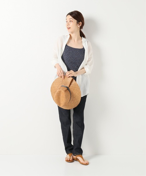 IENA(イエナ)の「カノコニットキャミソール(ニット/セーター・レディース・ブルー系その他/イエロー・FREE)」の4枚目の写真