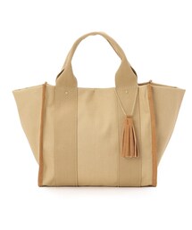 SHOO・LA・RUE | キャンバステープスクエアタッセル付トート(トートバッグ)