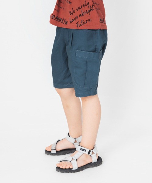 BRANSHES（ブランシェス）の「【プチプラ】サイドポケット付きハーフパンツ（その他パンツ・キッズ・ブラック/ベージュ/グリーン・90cm/110cm/100cm/120cm/130cm/140cm/150cm）」の3枚目の写真