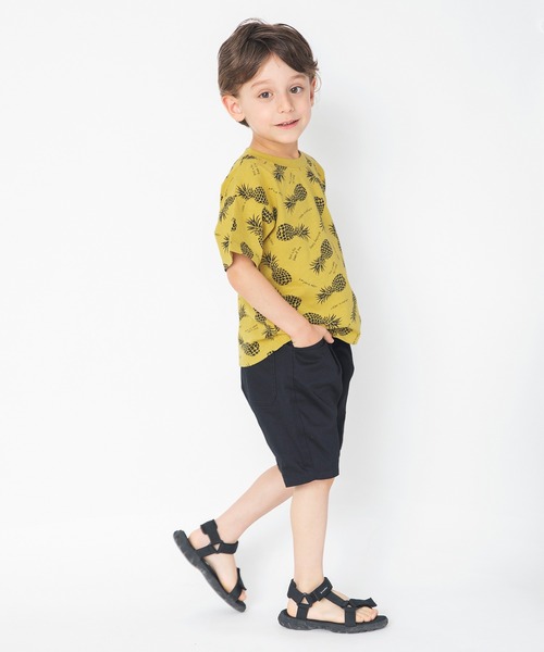 BRANSHES（ブランシェス）の「【プチプラ】サイドポケット付きハーフパンツ（その他パンツ・キッズ・ブラック/ベージュ/グリーン・90cm/110cm/100cm/120cm/130cm/140cm/150cm）」の16枚目の写真