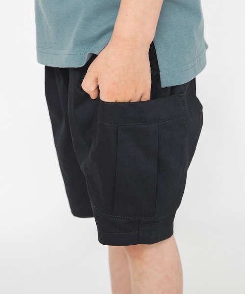 BRANSHES（ブランシェス）の「【プチプラ】サイドポケット付きハーフパンツ（その他パンツ・キッズ・ブラック/ベージュ/グリーン・90cm/110cm/100cm/120cm/130cm/140cm/150cm）」の7枚目の写真