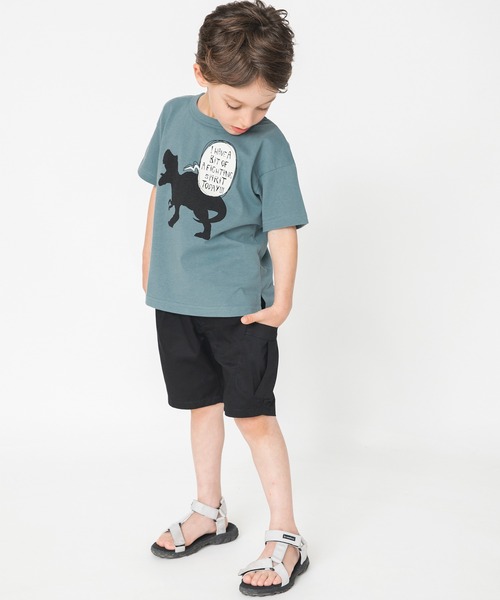 BRANSHES（ブランシェス）の「【プチプラ】サイドポケット付きハーフパンツ（その他パンツ・キッズ・ブラック/ベージュ/グリーン・90cm/110cm/100cm/120cm/130cm/140cm/150cm）」の9枚目の写真