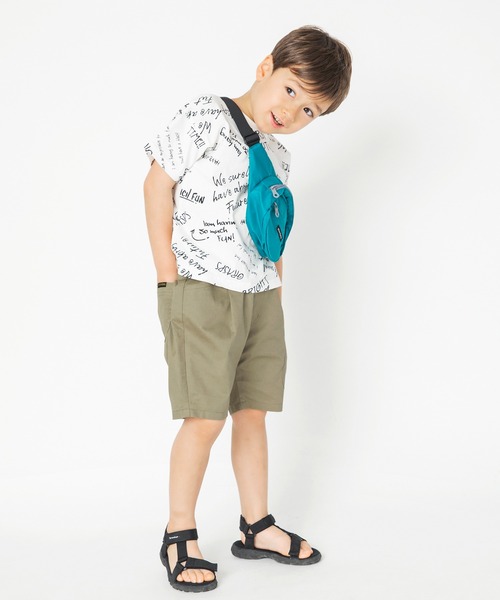 BRANSHES（ブランシェス）の「【プチプラ】サイドポケット付きハーフパンツ（その他パンツ・キッズ・ブラック/ベージュ/グリーン・90cm/110cm/100cm/120cm/130cm/140cm/150cm）」の22枚目の写真