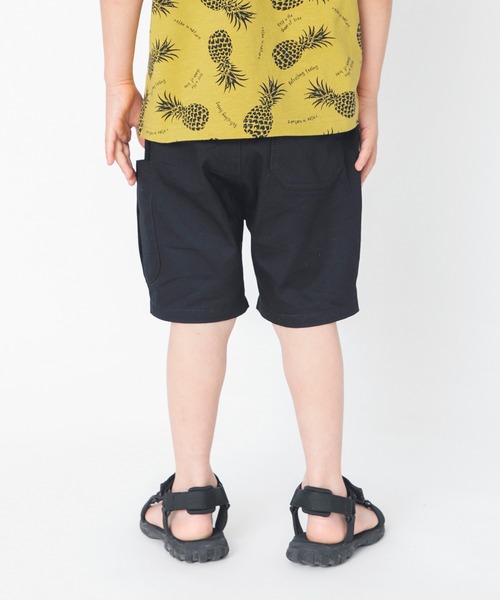 BRANSHES（ブランシェス）の「【プチプラ】サイドポケット付きハーフパンツ（その他パンツ・キッズ・ブラック/ベージュ/グリーン・90cm/110cm/100cm/120cm/130cm/140cm/150cm）」の14枚目の写真