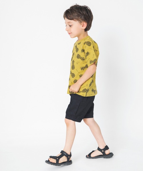 BRANSHES（ブランシェス）の「【プチプラ】サイドポケット付きハーフパンツ（その他パンツ・キッズ・ブラック/ベージュ/グリーン・90cm/110cm/100cm/120cm/130cm/140cm/150cm）」の17枚目の写真