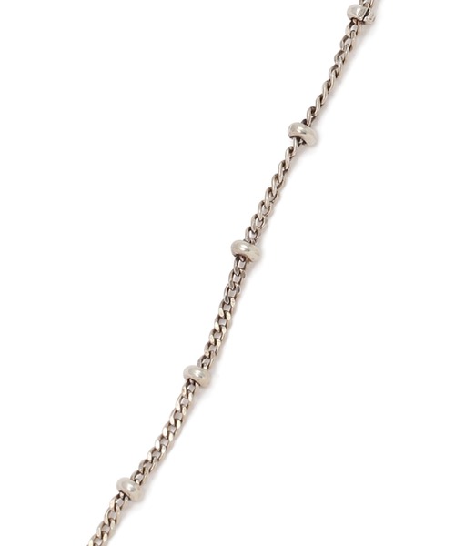schott（ショット）の「【完全受注生産】△meian/メイアン/STERLING SILVER BAMBOO CHURCH CHAIN NECKLACE/バンブー チャーチ チェーンネックレス man040t（ネックレス・メンズ・シルバー・FREE）」の6枚目の写真