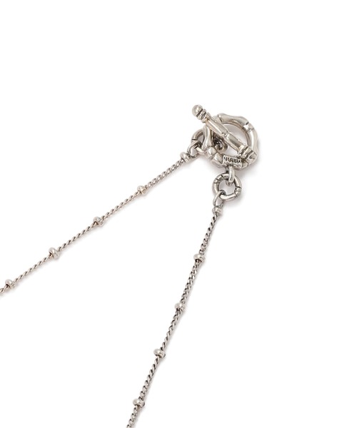 schott（ショット）の「【完全受注生産】△meian/メイアン/STERLING SILVER BAMBOO CHURCH CHAIN NECKLACE/バンブー チャーチ チェーンネックレス man040t（ネックレス・メンズ・シルバー・FREE）」の7枚目の写真