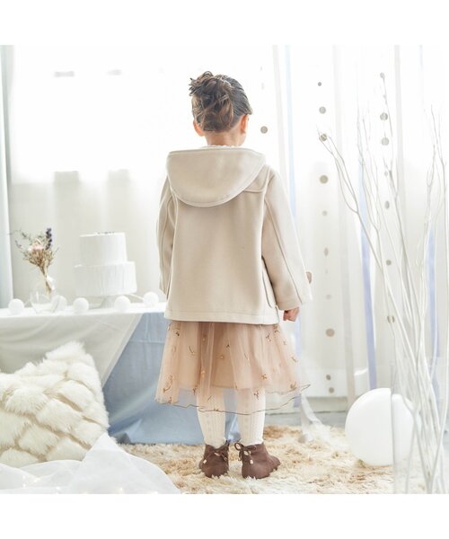 apres les cours(アプレレクール)の「ダッフルコート(ダッフルコート・キッズ・ミント/アイボリー/ベージュ・80/100/90/110/120/130/140)」の15枚目の写真