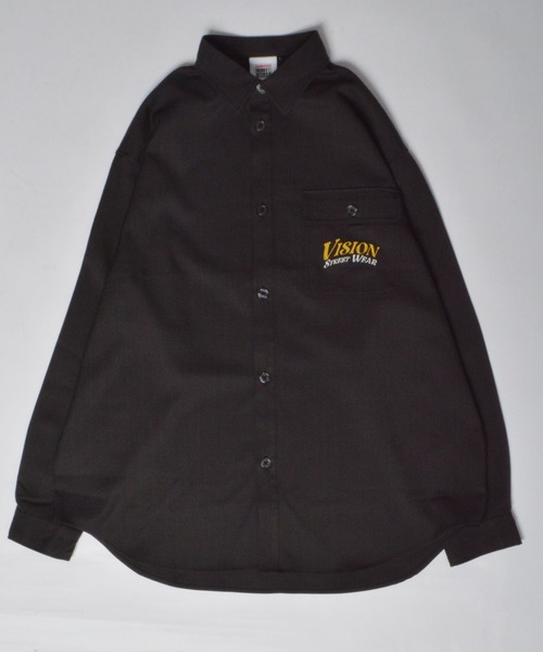 VISION STREET WEAR（ヴィジョンストリートウェア）の「VISION STREET WEAR 刺繍BIGシャツ（シャツ/ブラウス・メンズ・ネイビー/アイボリー/チャコールグレー/グレー系その他/ブルー系その他/ホワイト系その他・LL/M/L）」の18枚目の写真