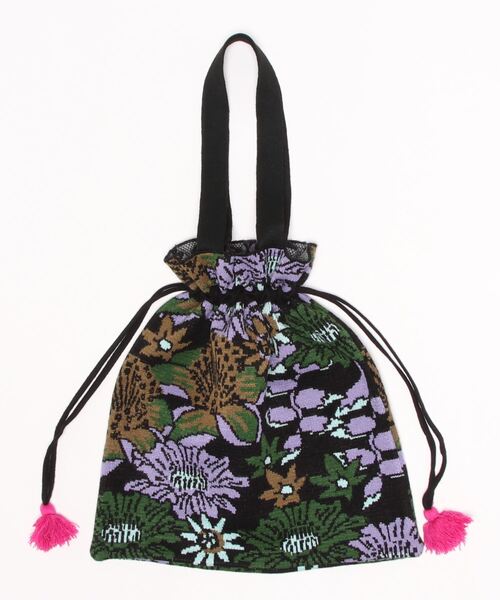 チチカカ（チチカカ）の「フラワーニットトートバッグ（トートバッグ・レディース・ピンク/グリーン・FREE）」の17枚目の写真