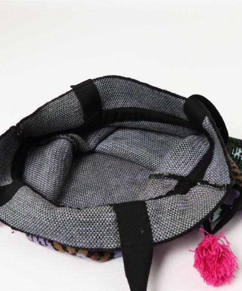 チチカカ（チチカカ）の「フラワーニットトートバッグ（トートバッグ・レディース・ピンク/グリーン・FREE）」の19枚目の写真