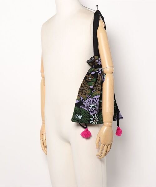 チチカカ（チチカカ）の「フラワーニットトートバッグ（トートバッグ・レディース・ピンク/グリーン・FREE）」の20枚目の写真