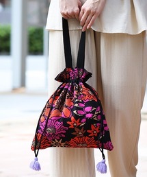 フラワーニットトートバッグ