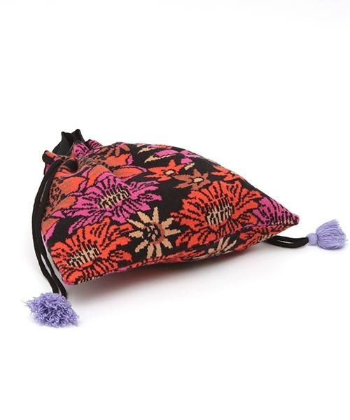 チチカカ（チチカカ）の「フラワーニットトートバッグ（トートバッグ・レディース・ピンク/グリーン・FREE）」の12枚目の写真