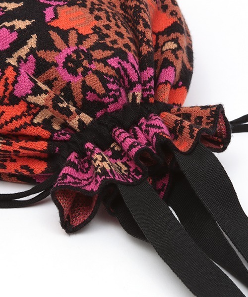 チチカカ（チチカカ）の「フラワーニットトートバッグ（トートバッグ・レディース・ピンク/グリーン・FREE）」の14枚目の写真