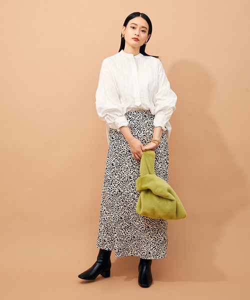 ADAM ET ROPE'(アダムエロペ)の「【WEB限定】ピンタックフリルブラウス(シャツ/ブラウス・レディース・ホワイト/ブルー系その他4・FREE)」の7枚目の写真
