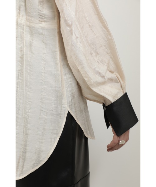 ROSE BUD（ローズバッド）の「コード刺繍ブラウス（シャツ/ブラウス・レディース・ブラック/ベージュ/ピンク/ホワイト・ONE SIZE/FREE）」の10枚目の写真