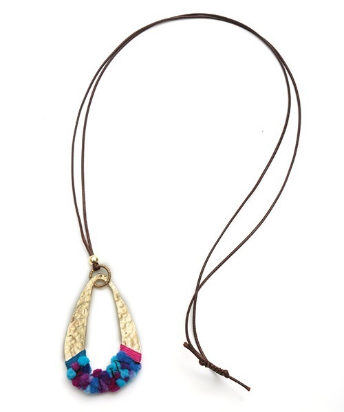 チチカカ(チチカカ)の「モコモコヤーンラップネックレス(ネックレス・レディース・その他1/その他2/その他3・FREE)」の7枚目の写真