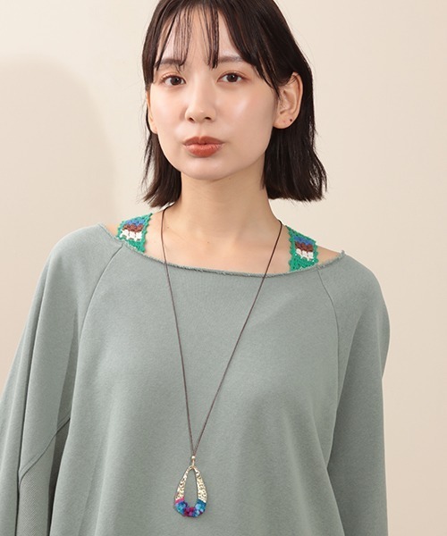 チチカカ(チチカカ)の「モコモコヤーンラップネックレス(ネックレス・レディース・その他1/その他2/その他3・FREE)」の12枚目の写真