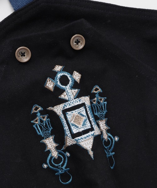 チャイハネ（チャイハネ）の「【チャイハネ】トゥアレグ刺繍バッグ/ベスト 2WAY（ショルダーバッグ・メンズ・ブラック/ナチュラル/キャメル・FREE）」の20枚目の写真