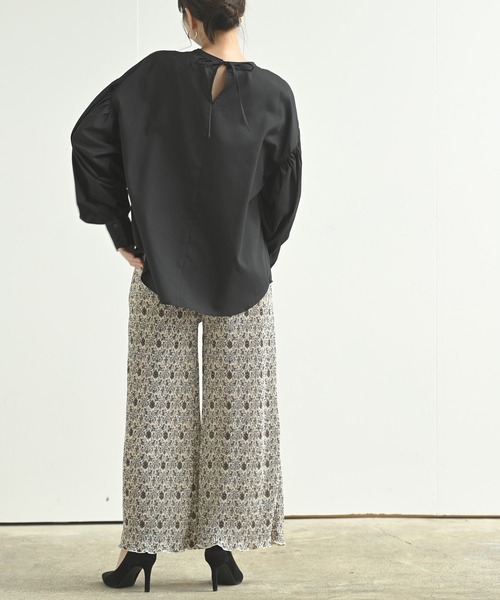 rps（アールピーエス）の「カットプリーツイージーパンツ（その他パンツ・レディース・アイボリー/ブラウン/ブラック・M）」の8枚目の写真