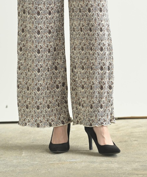 rps（アールピーエス）の「カットプリーツイージーパンツ（その他パンツ・レディース・アイボリー/ブラウン/ブラック・M）」の10枚目の写真