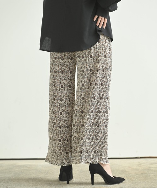 rps（アールピーエス）の「カットプリーツイージーパンツ（その他パンツ・レディース・アイボリー/ブラウン/ブラック・M）」の12枚目の写真