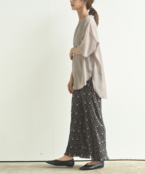 rps（アールピーエス）の「カットプリーツイージーパンツ（その他パンツ・レディース・アイボリー/ブラウン/ブラック・M）」の17枚目の写真