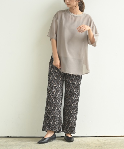 rps（アールピーエス）の「カットプリーツイージーパンツ（その他パンツ・レディース・アイボリー/ブラウン/ブラック・M）」の18枚目の写真