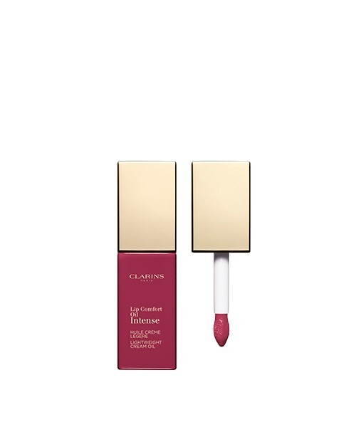CLARINS（クラランス）の「コンフォート リップオイル インテンス（口紅/リップティント/グロス・レディース・01 intense nude/03 intense raspberry/04 intense rosewood/06 intense fuchsia/07 intense red/08 intense burgundy/【限定色】09 warm rose/【限定色】10 deep camellia・FREE）」の4枚目の写真