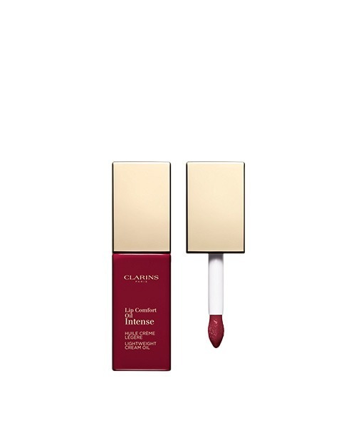 CLARINS（クラランス）の「コンフォート リップオイル インテンス（口紅/リップティント/グロス・レディース・01 intense nude/03 intense raspberry/04 intense rosewood/06 intense fuchsia/07 intense red/08 intense burgundy/【限定色】09 warm rose/【限定色】10 deep camellia・FREE）」の7枚目の写真