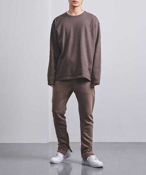 VALET/バレット（バレット）の「＜VALET (バレット）＞ ワッフル クルーネック（Tシャツ/カットソー・メンズ・オフホワイト/ダークグレー・S/M/L）」の4枚目の写真