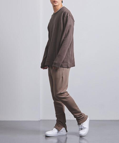 VALET/バレット（バレット）の「＜VALET (バレット）＞ ワッフル クルーネック（Tシャツ/カットソー・メンズ・オフホワイト/ダークグレー・S/M/L）」の9枚目の写真