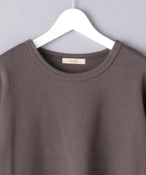 VALET/バレット（バレット）の「＜VALET (バレット）＞ ワッフル クルーネック（Tシャツ/カットソー・メンズ・オフホワイト/ダークグレー・S/M/L）」の16枚目の写真