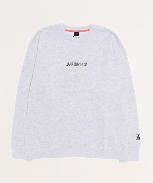AVIREX（アヴィレックス）の「【SAMRT/スマート】長袖 ロゴ スウェット / LONG SLEEVE LOGO SWET / アヴィレックス / AVIREX（スウェット・レディース・オフホワイト/ライトグレー/ブラック/ホワイト系2/グレー系その他3・MEDIUM/LARGE/X-LARGE/2XL）」の5枚目の写真